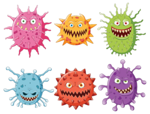 Illustrations of germs